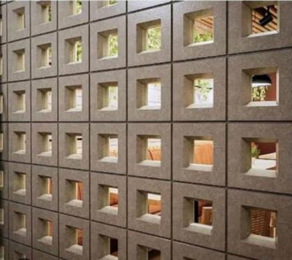 Imagem de Molde Cobogó Abs 1,5mm Cobogó Furo Quadrado 20x20x3,5cm