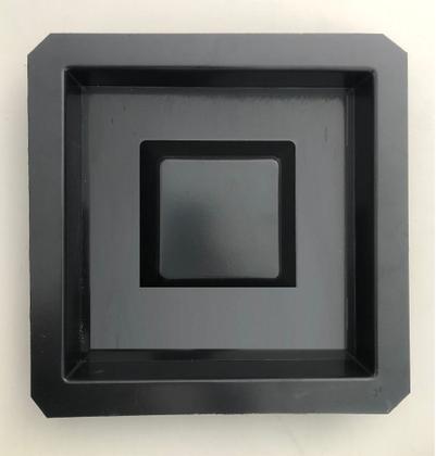 Imagem de Molde Cobogó Abs 1,5mm Cobogó Furo Quadrado 20x20x3,5cm