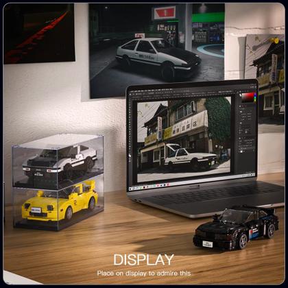 Imagem de Molde de brinquedo de construção King Initial D Nissan Skyline GTR32 359 unidades