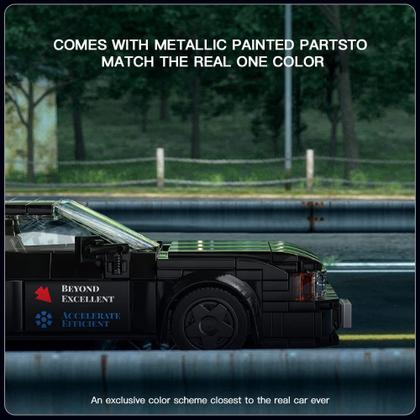 Imagem de Molde de brinquedo de construção King Initial D Nissan Skyline GTR32 359 unidades