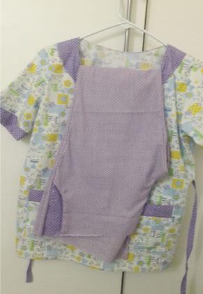 Imagem de Molde De Pijama Cirurgico envio impresso fracionado