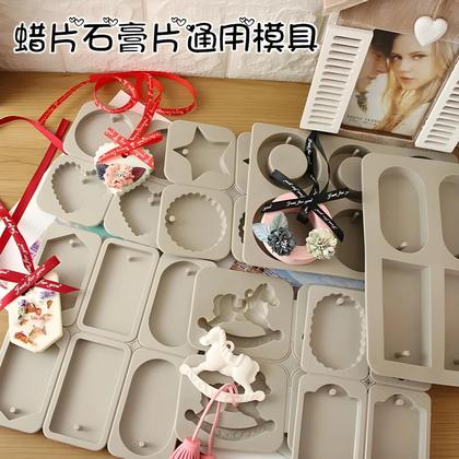 Imagem de Molde De Sabão De Silicone Hexagonal Com 6 Cavidades Para DIY, Feito À Mão, Para Epóxi, Cera, Gesso,