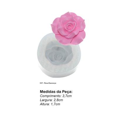 Imagem de Molde De Silicone 037 - Rosa Daenerys - Flor - Flexarte