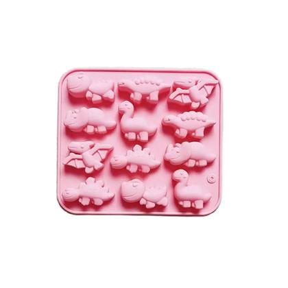 Imagem de Molde De Silicone 3D De Dinossauro Para Confeitaria, Chocolate, Doces, Bolo, Vela, Sabonete,
