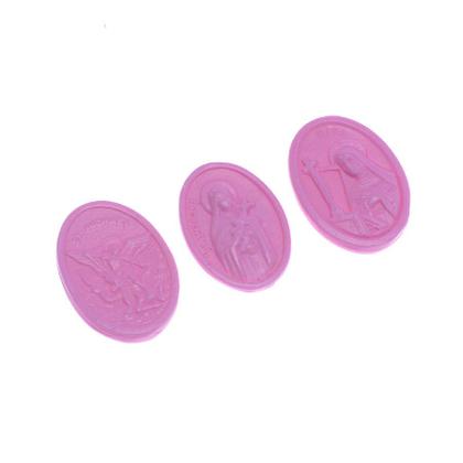 Imagem de Molde De Silicone 437 - Santinhos Com Santa Rita - Batizado