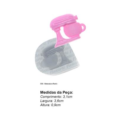 Imagem de Molde De Silicone 556 - Batedeira Retrô - Cozinha Flexarte