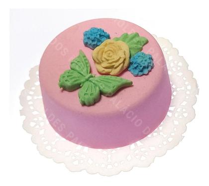 Imagem de Molde De Silicone Borboletas Tamanhos Diversos Confeitaria Biscuit Decoração