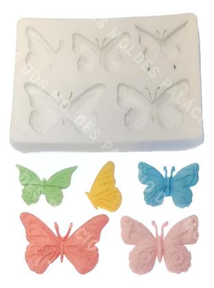 Imagem de Molde De Silicone Borboletas Tamanhos Diversos Confeitaria Biscuit Decoração