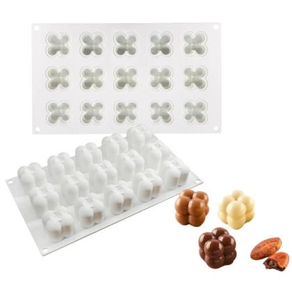 Imagem de Molde De Silicone Mini Bubble 15 Cavidades Velas Artesanais
