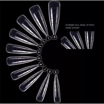 Imagem de Molde F1 Stiletto Para Unhas Polygel Reutilizável Acrygel