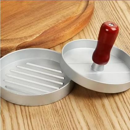 Imagem de Molde Forma Para Fazer Hambúrguer Caseiro Artesanal 12 Cm