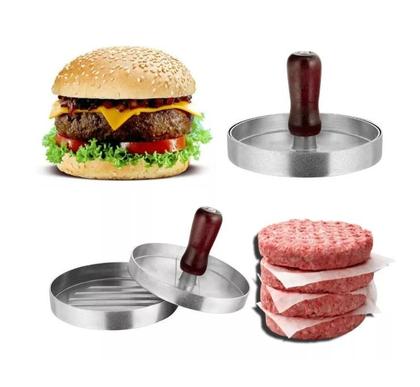 Imagem de Molde Forma Para Fazer Hambúrguer Caseiro Artesanal 12 Cm