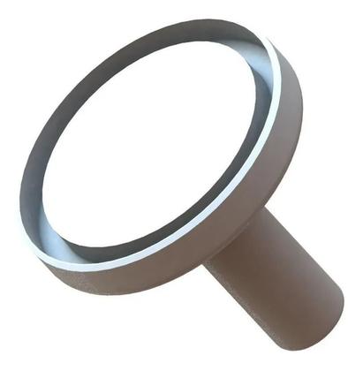 Imagem de Molde Modelador Esfiha Aberta 10Cm Cortador Esfirra Branco