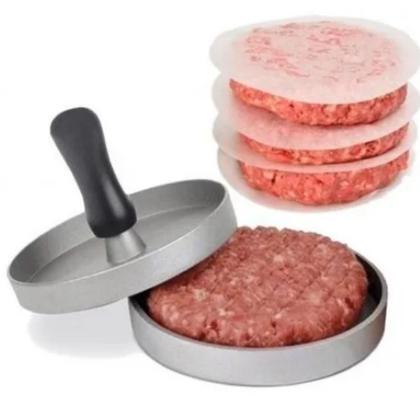 Imagem de Molde Para Hamburguer Em Metal Maciço 11.5 Cm X 1.8 Cm