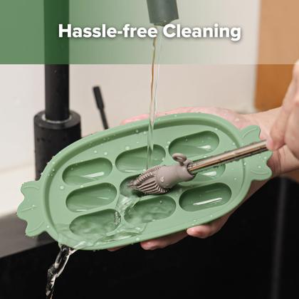 Imagem de Molde para Paletas de Bebé Haakaa de Silicona para Dentición, Bandeja para Congelador