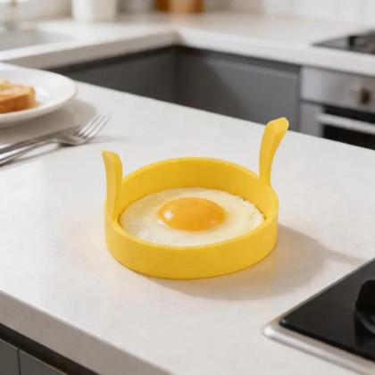 Imagem de Molde Redondo De Silicone De Fritar Ovo Panqueca