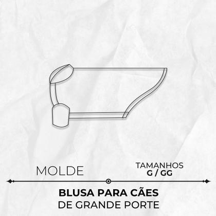 Imagem de Molde roupa pet blusa para cães de grande porte tamanho G ao GG by Marlene Mukai