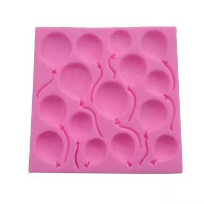 Imagem de Molde Silicone Balao Baloes Bexigas Bolo Aniversario Festa