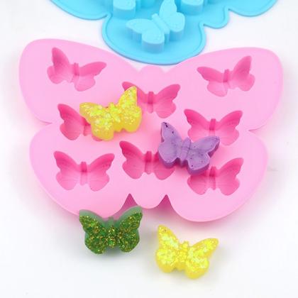 Imagem de Molde Silicone Borboletas Artesanato Chocolate Mini Sabonete