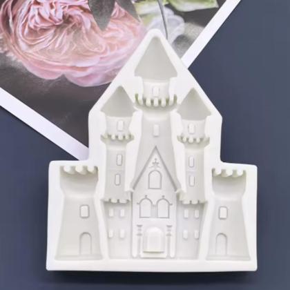 Imagem de Molde Silicone Castelo Princesa Reino Rainha Principe Coroa