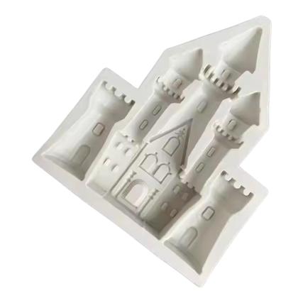 Imagem de Molde Silicone Castelo Princesa Reino Rainha Principe Coroa