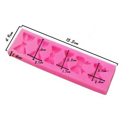 Imagem de Molde Silicone Laço Laços Lacinhos Medios Biscuit Fondant