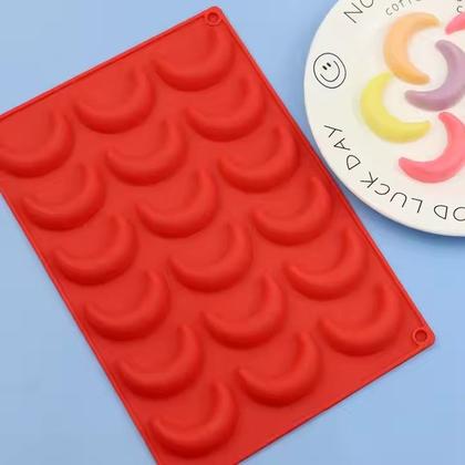 Imagem de Molde Silicone Luas Lua 28.5cm Chocolate Fondant Biscuit