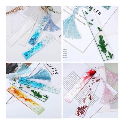 Imagem de Molde Silicone Marcador De Páginas Resina Epóxi Artesanato