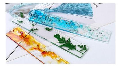 Imagem de Molde Silicone Marcador De Páginas Resina Epóxi Artesanato