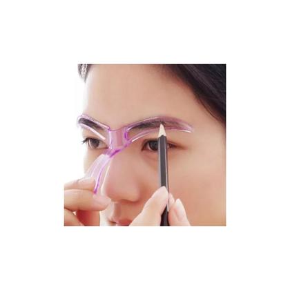 Imagem de Moldes Alinhador De Sobrancelha - Kit Com 4 Unidades
