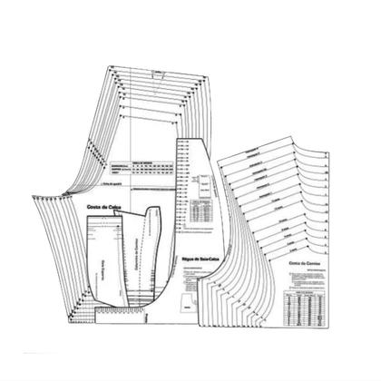 Imagem de Moldes De Roupas - Gabarito Feminino Masculino Infantil