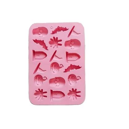 Imagem de Moldes De Silicone Para Halloween Com 18 Cavidades: Fantasma, Abóbora, Morcego, Crânio E Chapéu De