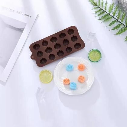 Imagem de Moldes De Silicone Para Halloween Fantasma Abóbora DIY Molde Para Chocolate E Doces 2024 Novo