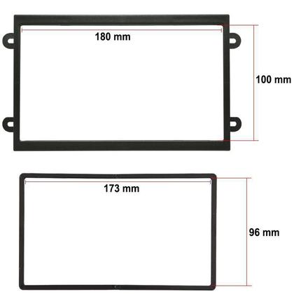 Imagem de Moldura 2 Din Cobalt Spin Onix Novo Prisma 2013 à 2018 Painel Central Multimidia Mp5 Som