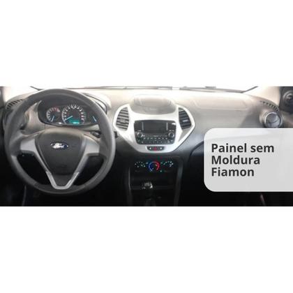 Imagem de Moldura 2 Din Ford Ka, Ka+ 2018, 2019 - Preta