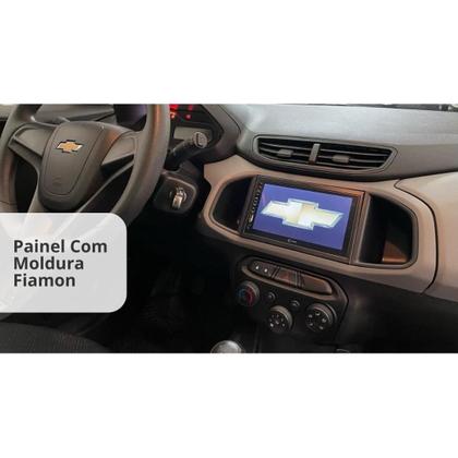 Imagem de Moldura 2 Din Gm Onix, Cobalt, Spin, Prisma - Preta