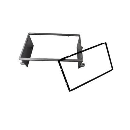 Imagem de MOLDURA 2 DIN ONIX / SPIN / PRISMA / COBALT - GRAFITE - 2012 á 2019