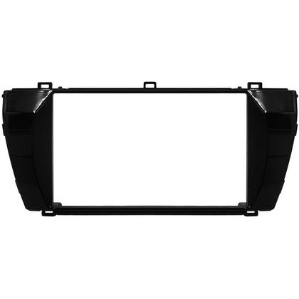 Imagem de Moldura 2 Din Painel Black Piano Corolla 2015 a 2017 To-566