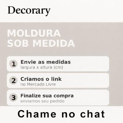 Imagem de Moldura 50X70 Madeira Laca Acetinada Preta 5cm Alt Chanfrada