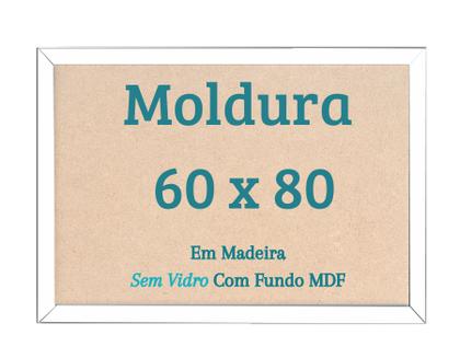 Imagem de Moldura 60x80 Sem Vidro Com Fundo MDF Ou 80x60 Ṕoster Ilustração Arte Foto