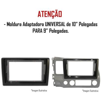Imagem de Moldura Adaptadora 10 polegadas para 9 polegadas Expex EPX RDR-9