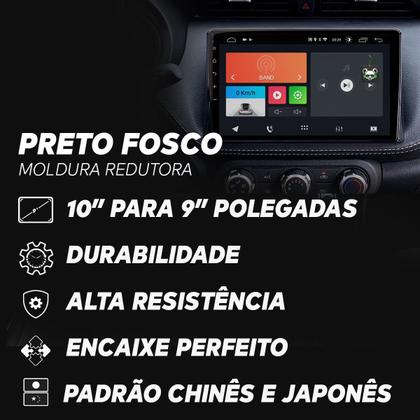 Imagem de Moldura Aro Redutor 10 Polegadas Para 9 Polegadas Preto