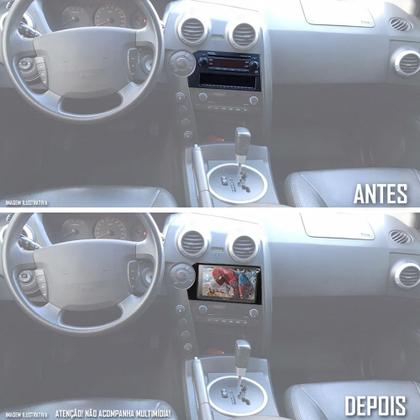 Imagem de Moldura de Painel 2 Din 7" Polegadas Actyon e Actyon Sport 2008 à 2011 Preto