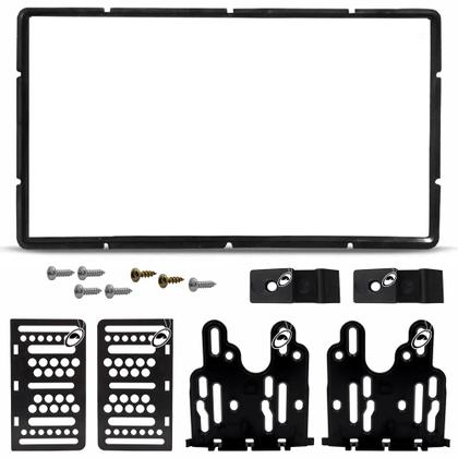 Imagem de Moldura de Painel 2 Din 7" Polegadas Celta G2 2006 a 2015 e Prisma 2006 a 2012 Black Piano