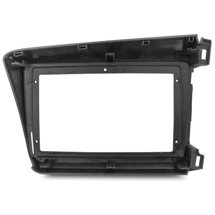 Imagem de Moldura De Painel 2 Din 9" Polegadas Honda Civic 2012 2013 2014 2015 2016 - Grafite