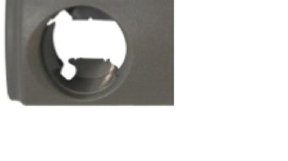 Imagem de Moldura do painel vw gol/ parati/ saveiro giii 00/05 cinza antracite lado motorista