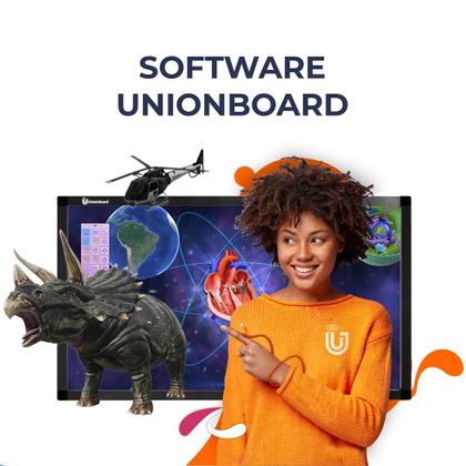 Imagem de Moldura Interativa Antirreflexo Unionboard 75 Polegadas