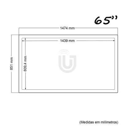 Imagem de Moldura Interativa Unionboard 65 Polegadas