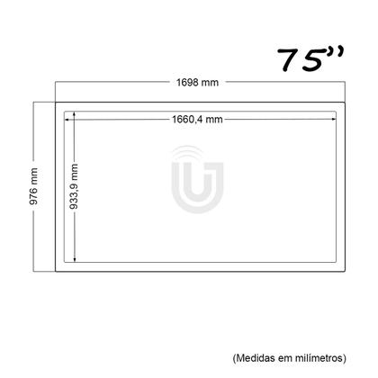 Imagem de Moldura Interativa Unionboard 75 Polegadas