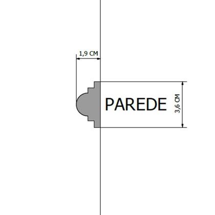 Imagem de Moldura isopor Boiserie R 1,99 o metro kit 20 metros 011